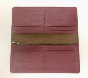 Long wallet - vegan leather