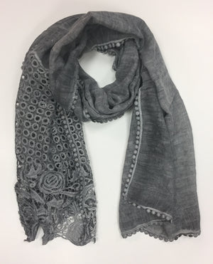 Lace linen Scarf