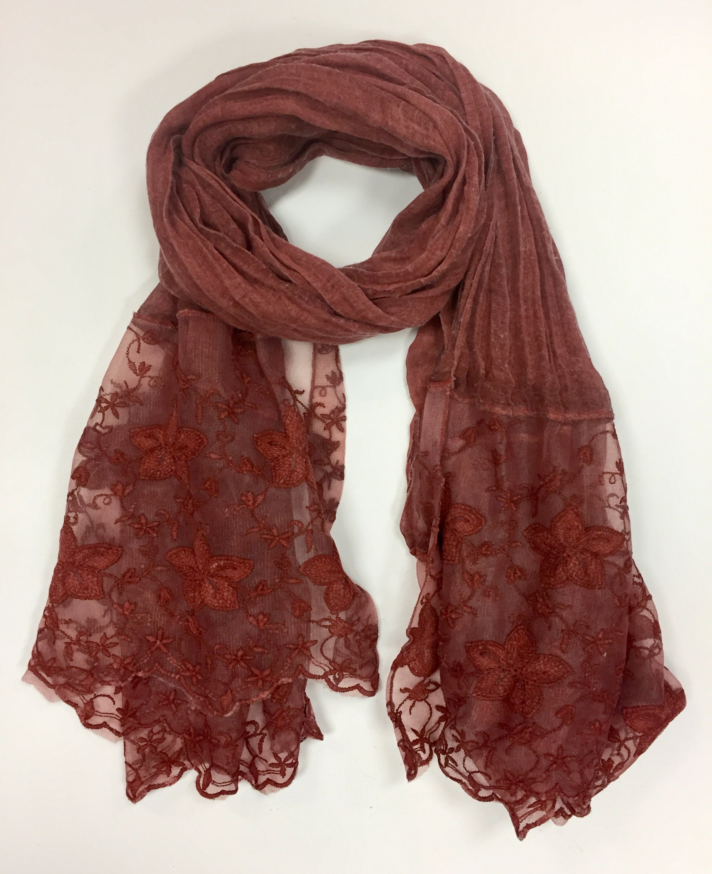 Lace linen Scarf