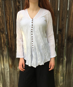 Top Long Sleeve 100% cotton Gauze